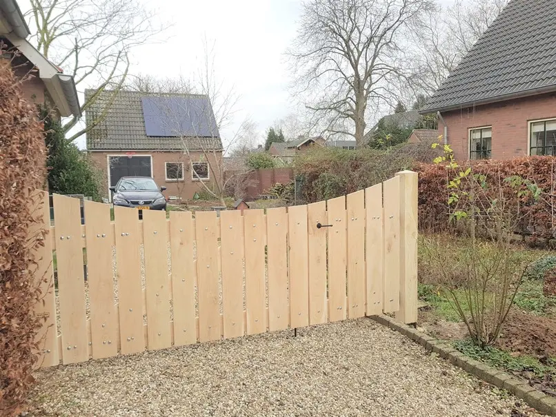 Voorbeeld 2: Poort met ongelijke breedtes