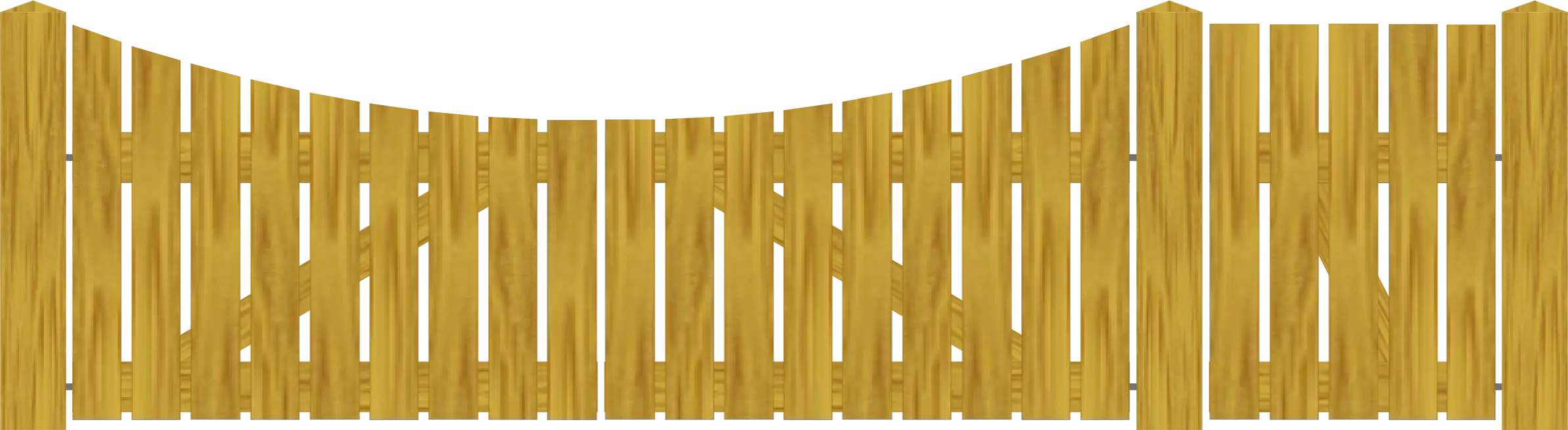 HK14 Dubbele poort met looppoort