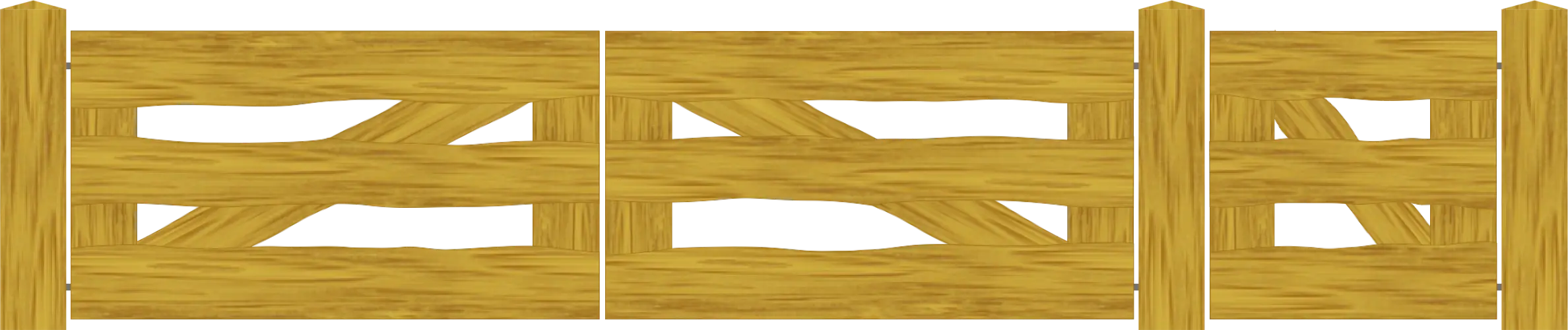 LK33-R Dubbele poort met looppoort